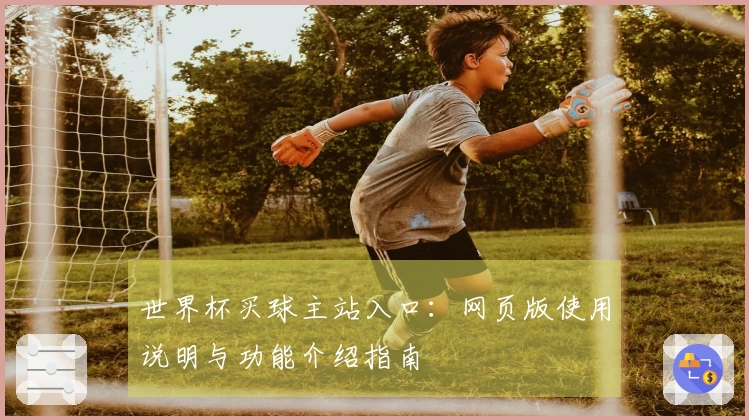 世界杯买球主站入口：网页版使用说明与功能介绍指南